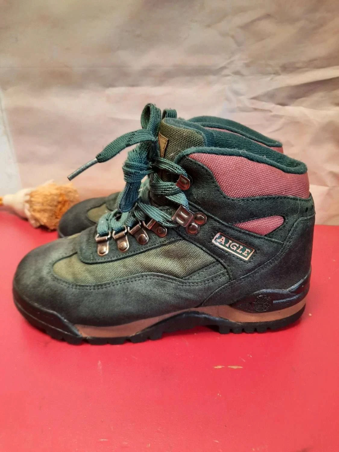 🥀Chaussures de randonnées en cuir, femme 37.AIGLE.